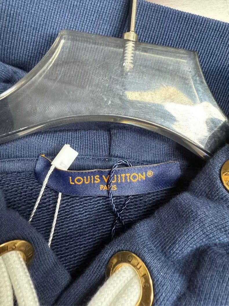 Louis Vuitton Louis Vuitton 24 New Nautical Collection Navy Blue Hoodie 2 Size US XS / EU 42 / 0 - 4 Thumbnail