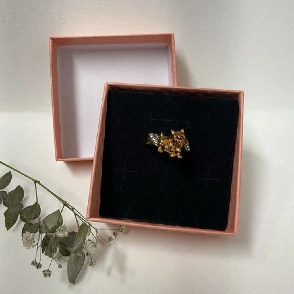 The Unbranded Brand NWT Yorkie Yorkshire Terrier Dog Rings Souvenir Size 10(3in) Size ONE SIZE - 11 Thumbnail