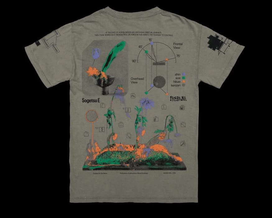 image of Boot Boyz Biz Tee Ikebana / Neo-Dada Tee, Men's (Size Large)