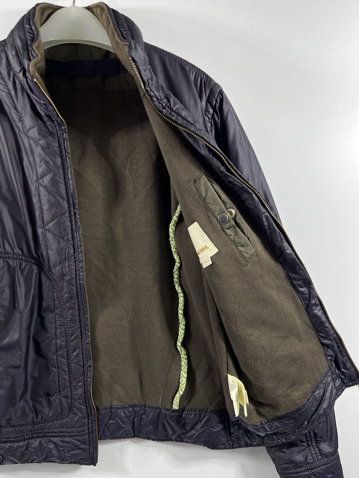 Diesel 🔥 Diesel Light Zipper Jacket - M Size US M / EU 48-50 / 2 - 10 Thumbnail