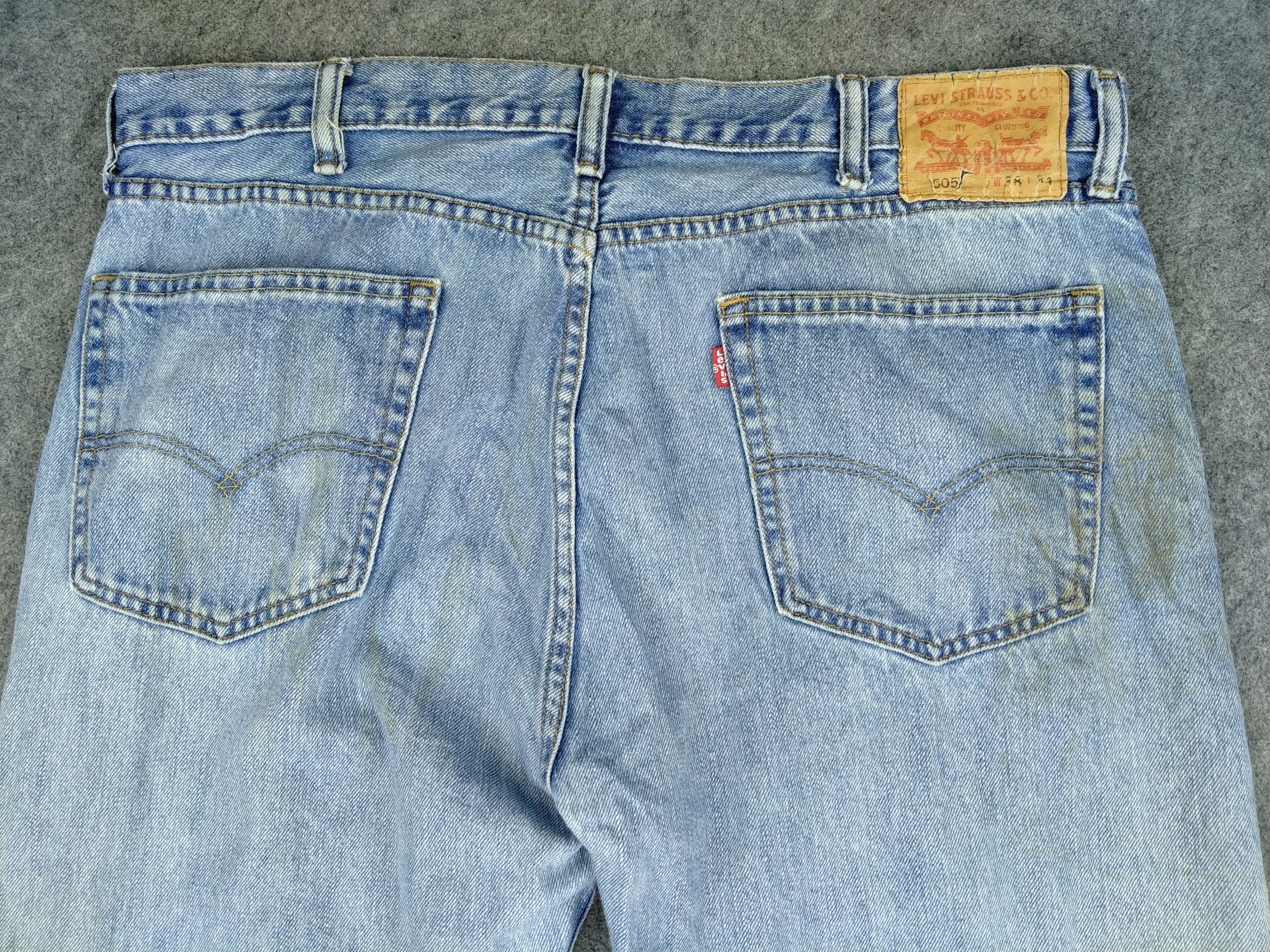 Levi's Faded Blue Vintage Levi's 505 Denim 38x33 -JN598 Size US 38 / EU 54 - 3 Thumbnail