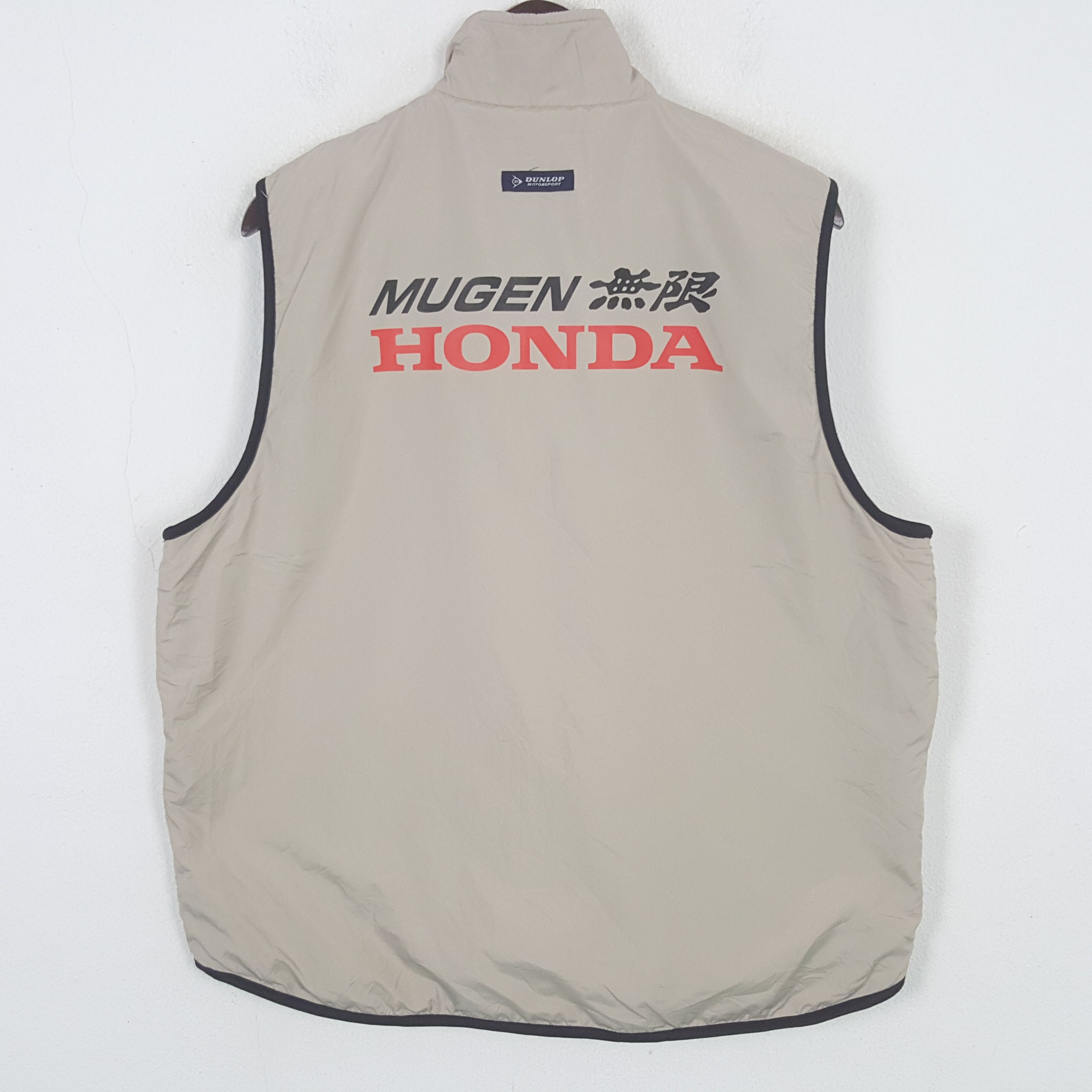Japanese Brand Dunlop x Mugen Honda Custom Winter Zipper Vest Jacket Size US L / EU 52-54 / 3 - 1 Thumbnail