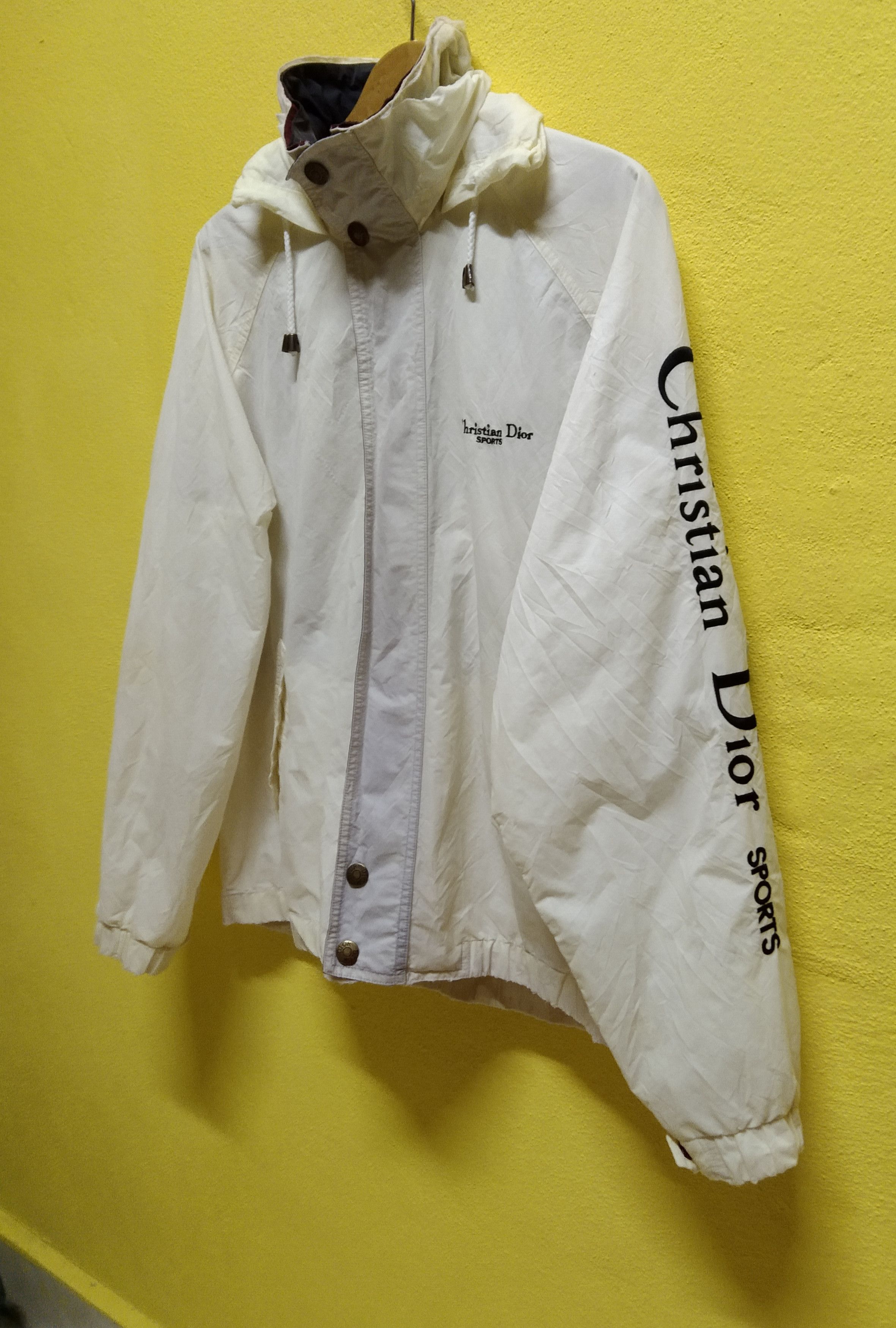 Christian Dior Monsieur Christian Dior Sports Spell Out Embroidery Hooded Jacket Size US XL / EU 56 / 4 - 5 Thumbnail