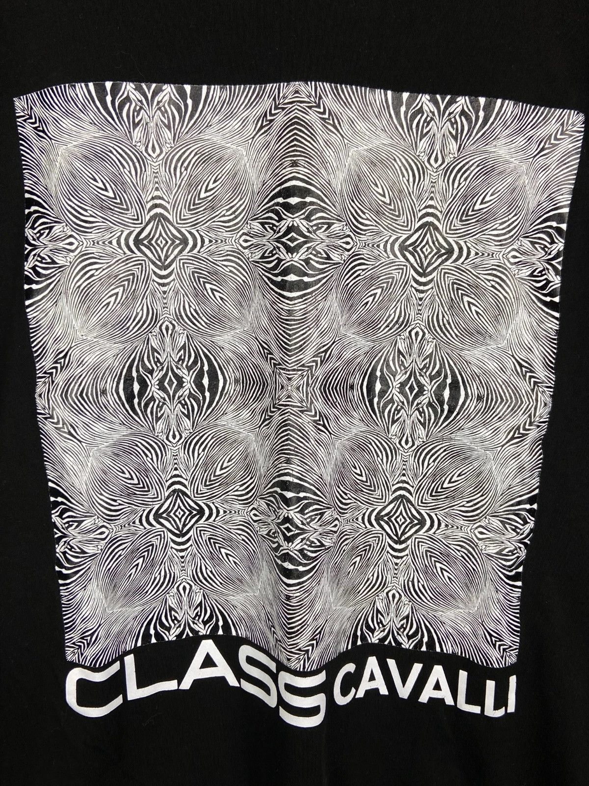 Just Cavalli Cavalli Class Black T-Shirt M Italian Luxury Size US M / EU 48-50 / 2 - 2 Thumbnail