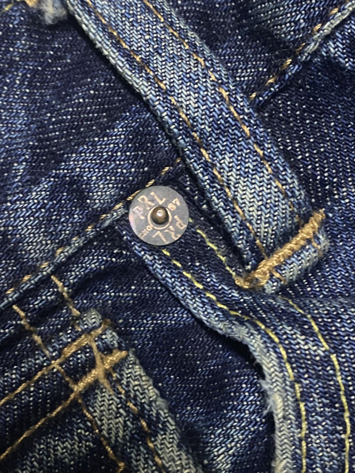 RRL Ralph Lauren Polo Raph Lauren RockLand 320 Flare Bootcut Distressed Jeans Size US 36 / EU 52 - 10 Thumbnail