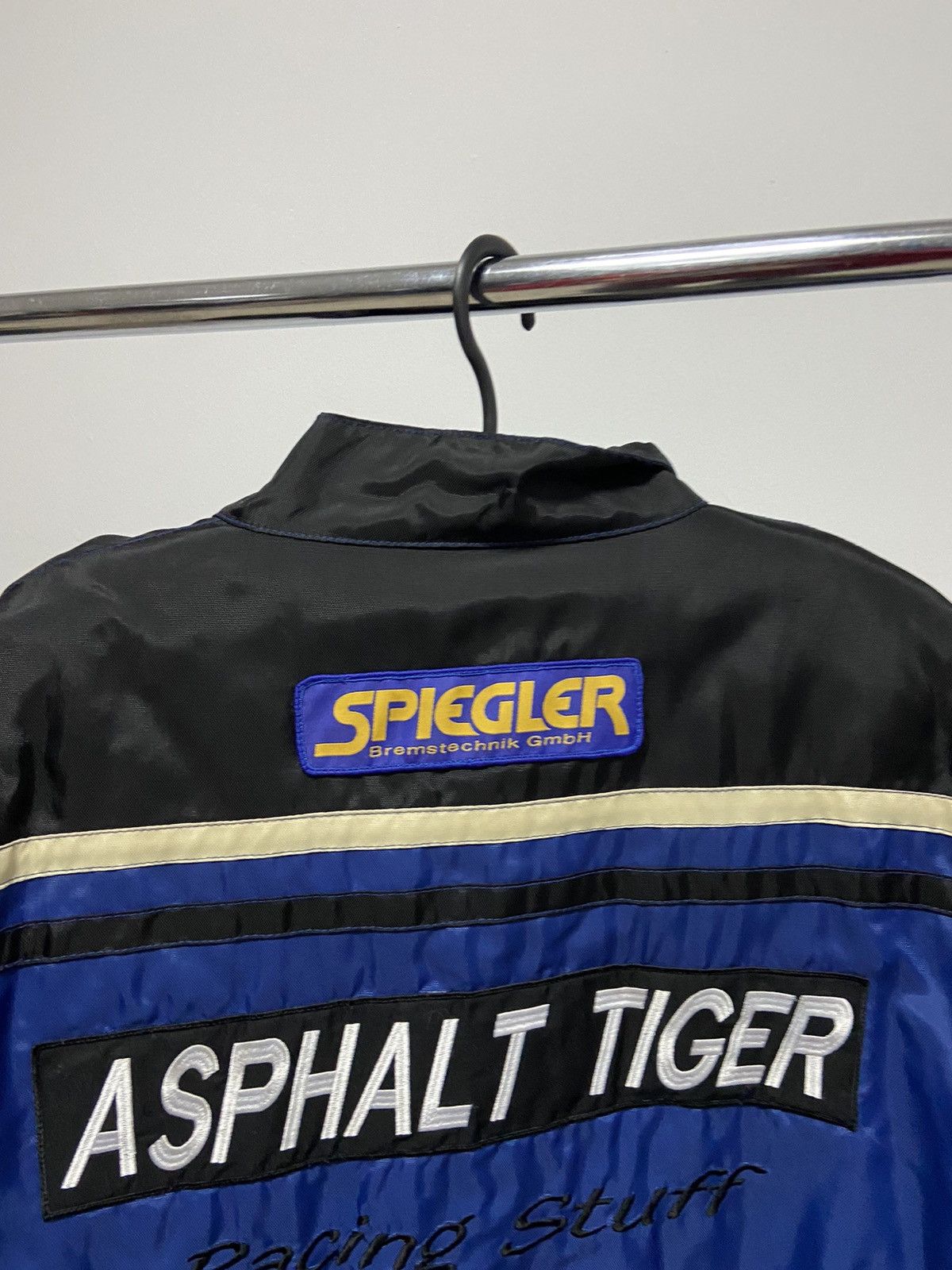 Vintage High Speed Racing asphalt tiger Jacket Vintage Big Logo Size US XL / EU 56 / 4 - 4 Thumbnail