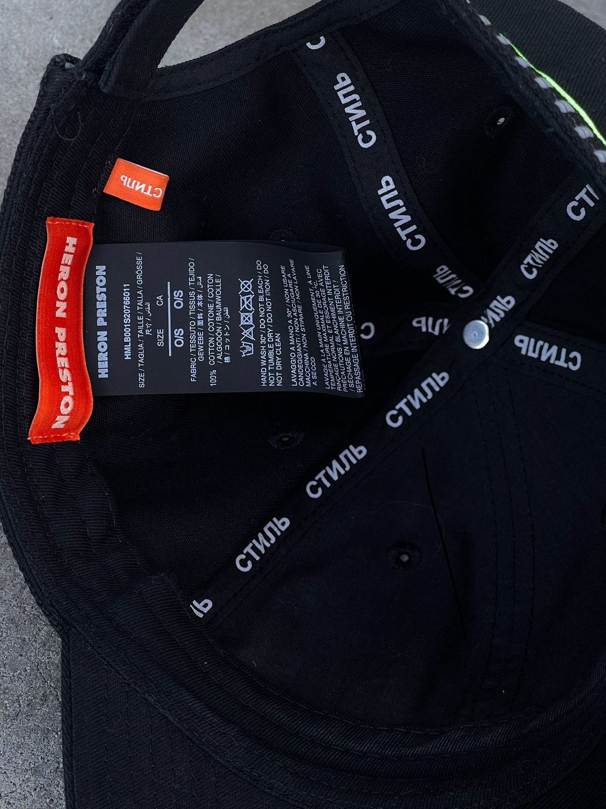 Heron Preston Heron Preston “СТИЛЬ” Cap Size ONE SIZE - 2 Thumbnail