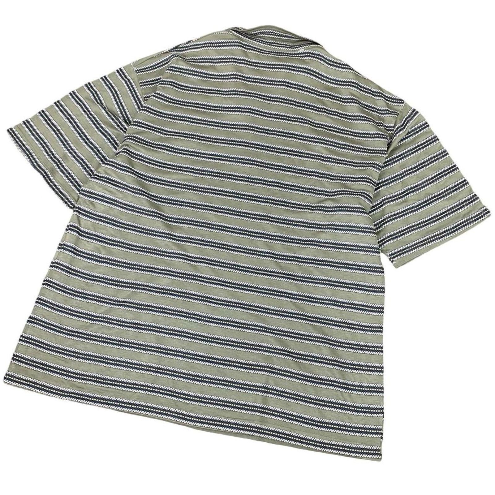 Bugle Boy × Vintage Vintage Bugle Boy Striped Polo Shirt Size US XL / EU 56 / 4 - 4 Thumbnail