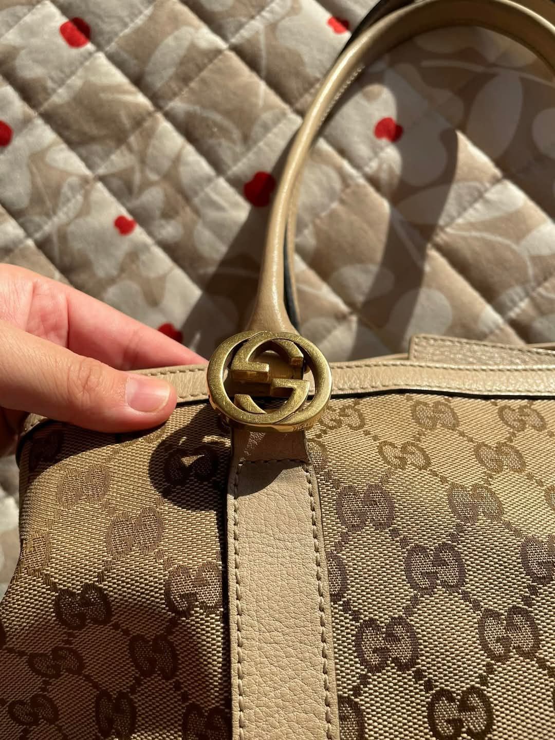 Designer × Gucci Gucci wmns Miss GG totebag canvas beige brown Size ONE SIZE - 4 Thumbnail