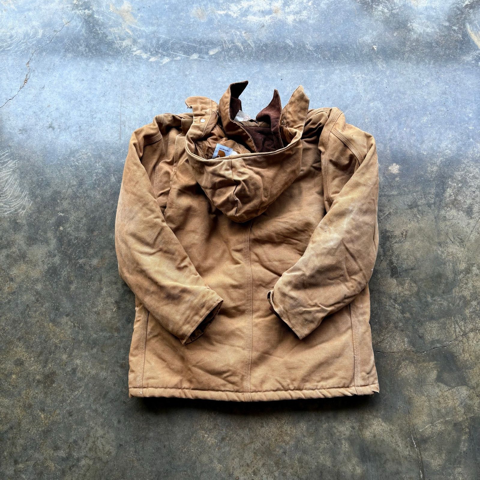Carhartt Vintage Carhartt Chore Work Jacket With Hood Size US M / EU 48-50 / 2 - 6 Thumbnail