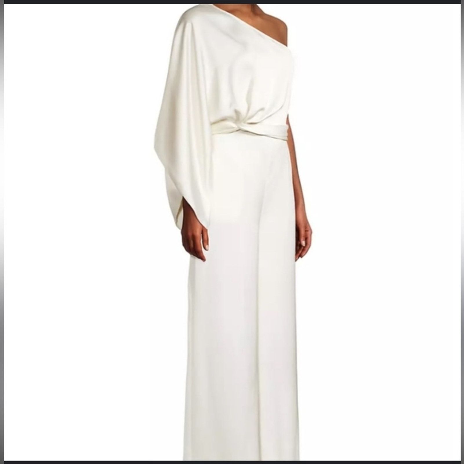 Ramy Brook NWT Ramy Brook $595 Simone One-Shoulder Jumpsuit Size 4 Size 27" / US 4 / IT 40 - 3 Thumbnail