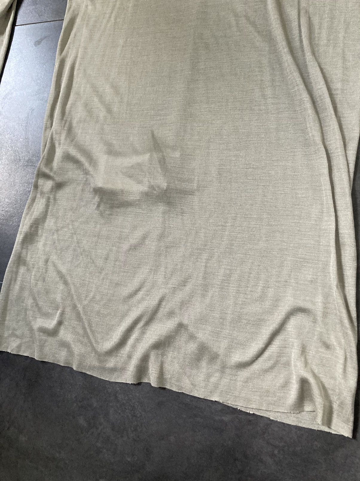 Rick Owens F/W 15 "SPHINX" Sample Silk Longsleeve Second Skin T-Shirt Size US M / EU 48-50 / 2 - 7 Thumbnail