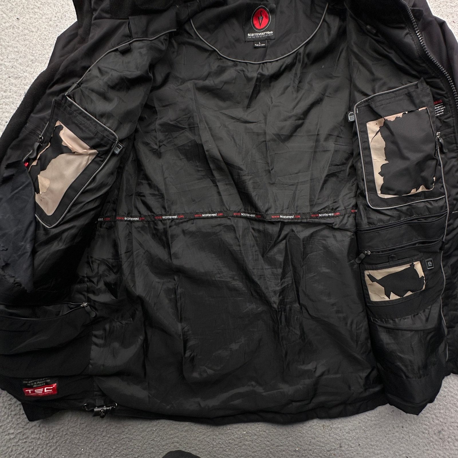 SCOTTeVEST SCOTTeVEST Convertible Jacket Vest Mens Large Full Zip Tec Size US L / EU 52-54 / 3 - 6 Thumbnail