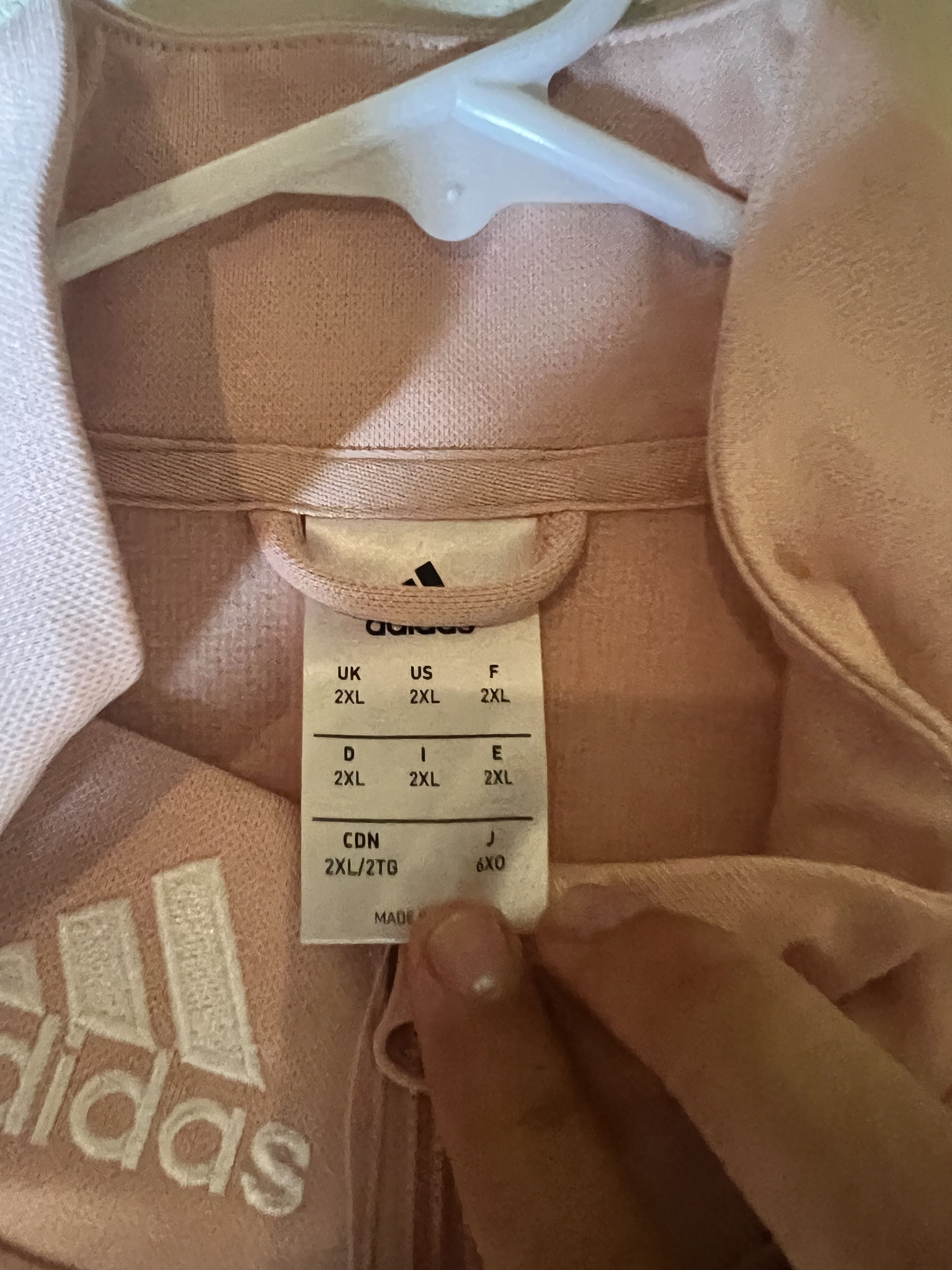 Adidas × Kith ADIDAS X KITH TRACK TOP JACKET VAPOR PINK WHITE SZ 2XL Size US XXL / EU 58 / 5 - 5 Thumbnail