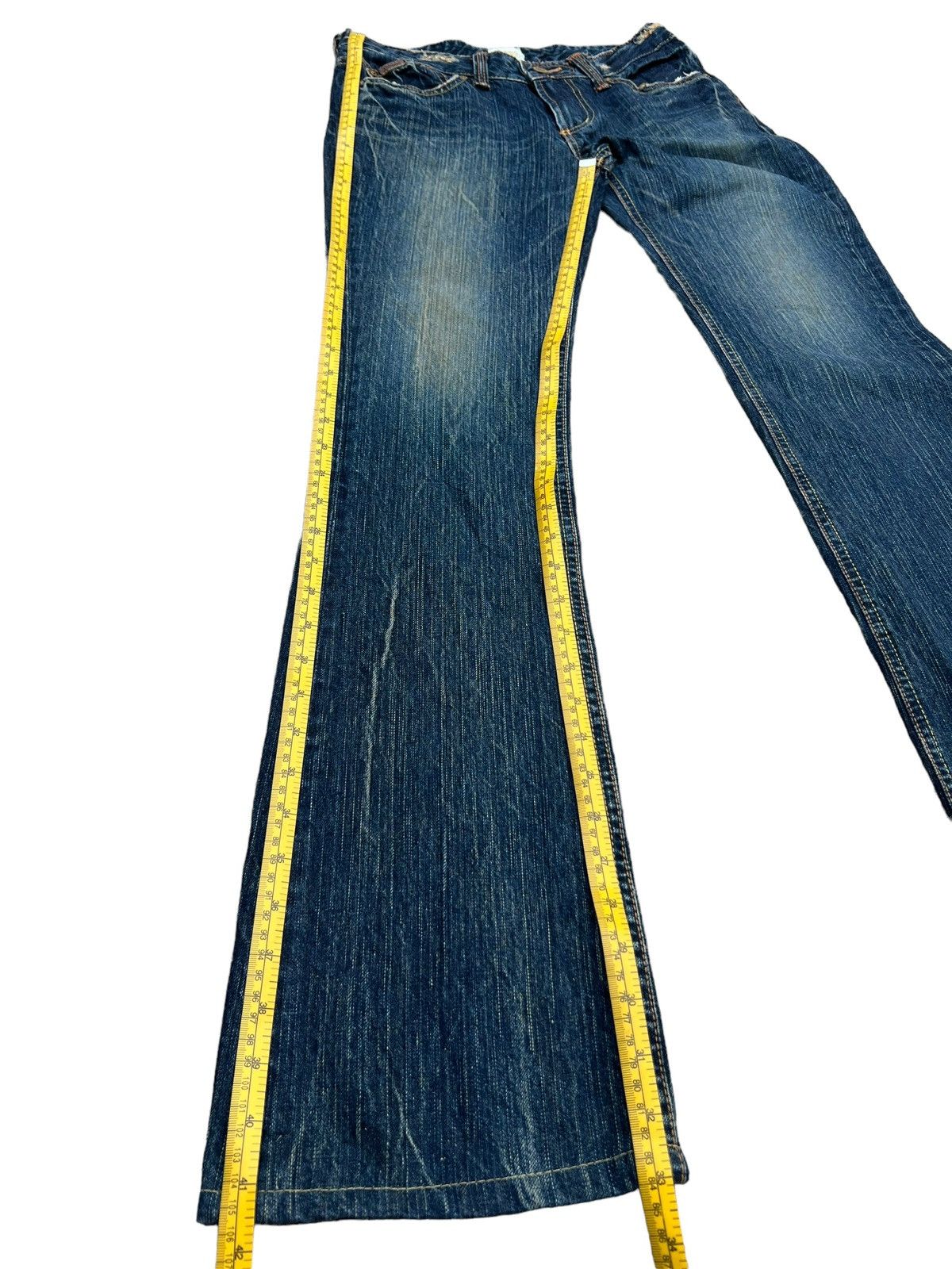 Edwin Flare💥 Vienus Something Mudwash Bootcut Denim Jeans 29x33 Size 29" - 12 Thumbnail