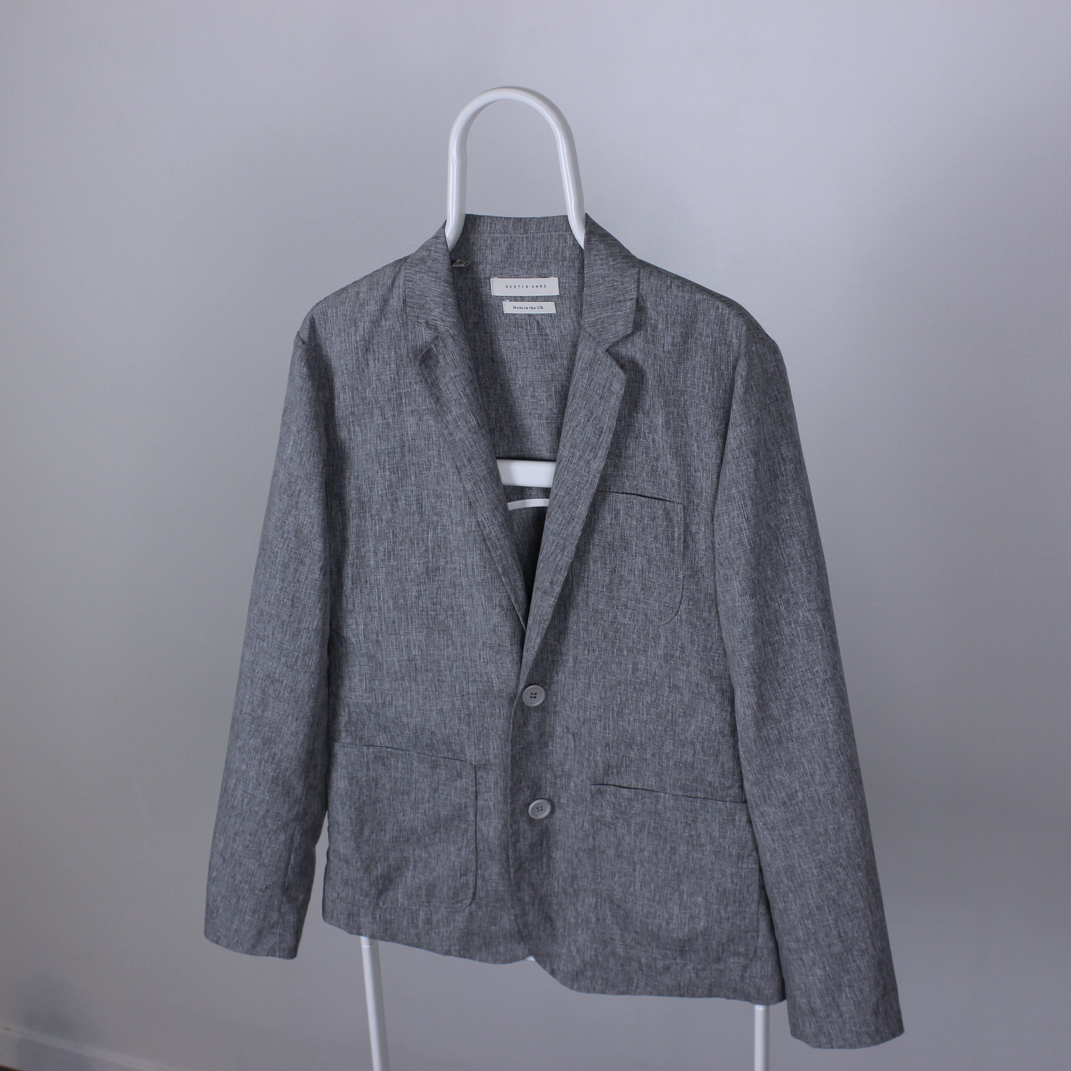 KESTIN Kestin Hare blazer men UK jacket light gray S M Size US M / EU 48-50 / 2 - 8 Thumbnail