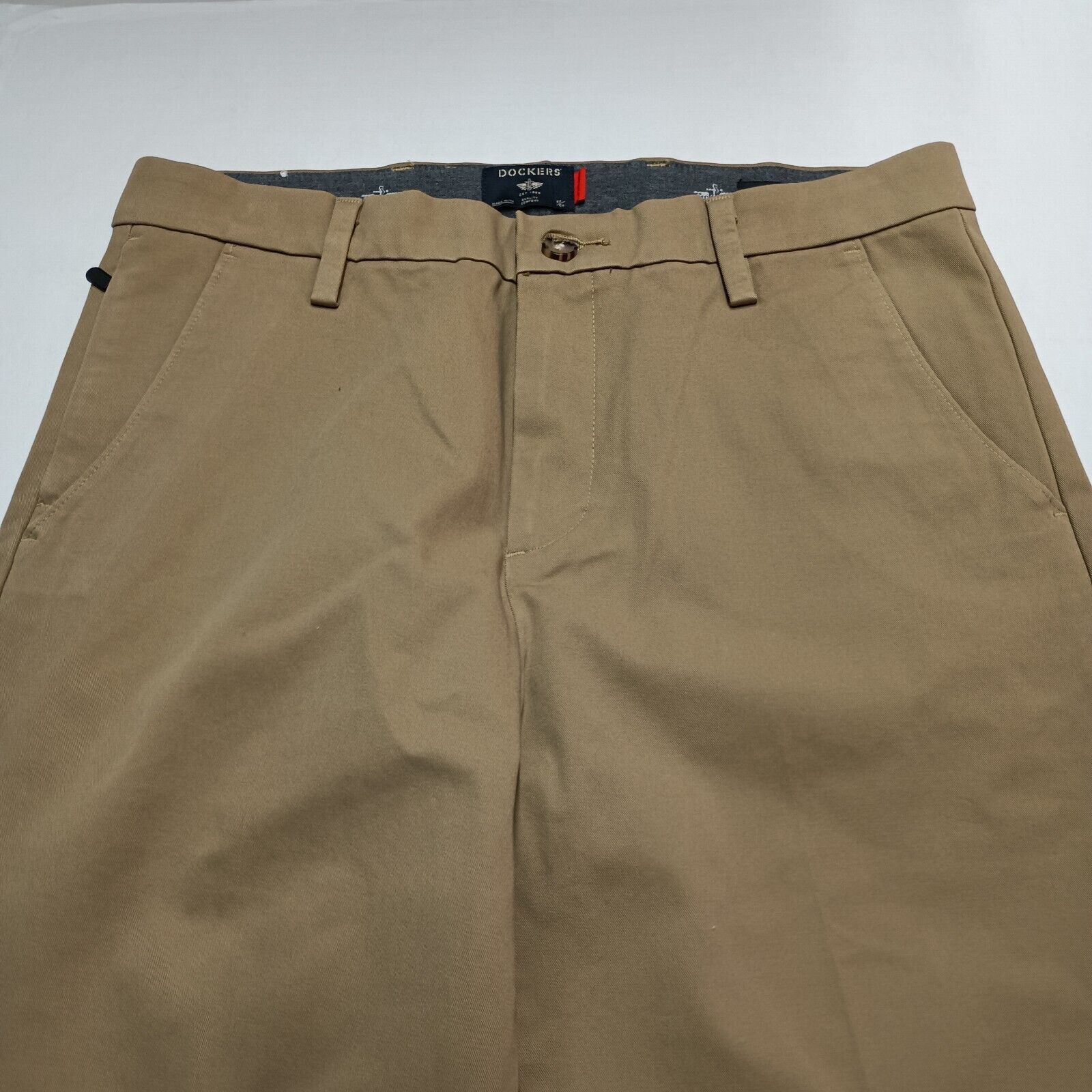 Dockers Dockers Workday Khakis Men's 32x32 Beige Straight Fit Flex Size US 32 / EU 48 - 4 Thumbnail