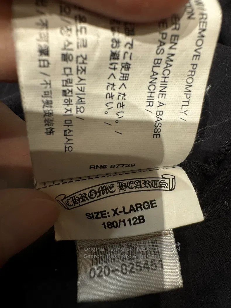 Chrome Hearts CHROME HEARTS Size XL Scout flower scroll logo printed shor Size US XL / EU 56 / 4 - 5 Thumbnail