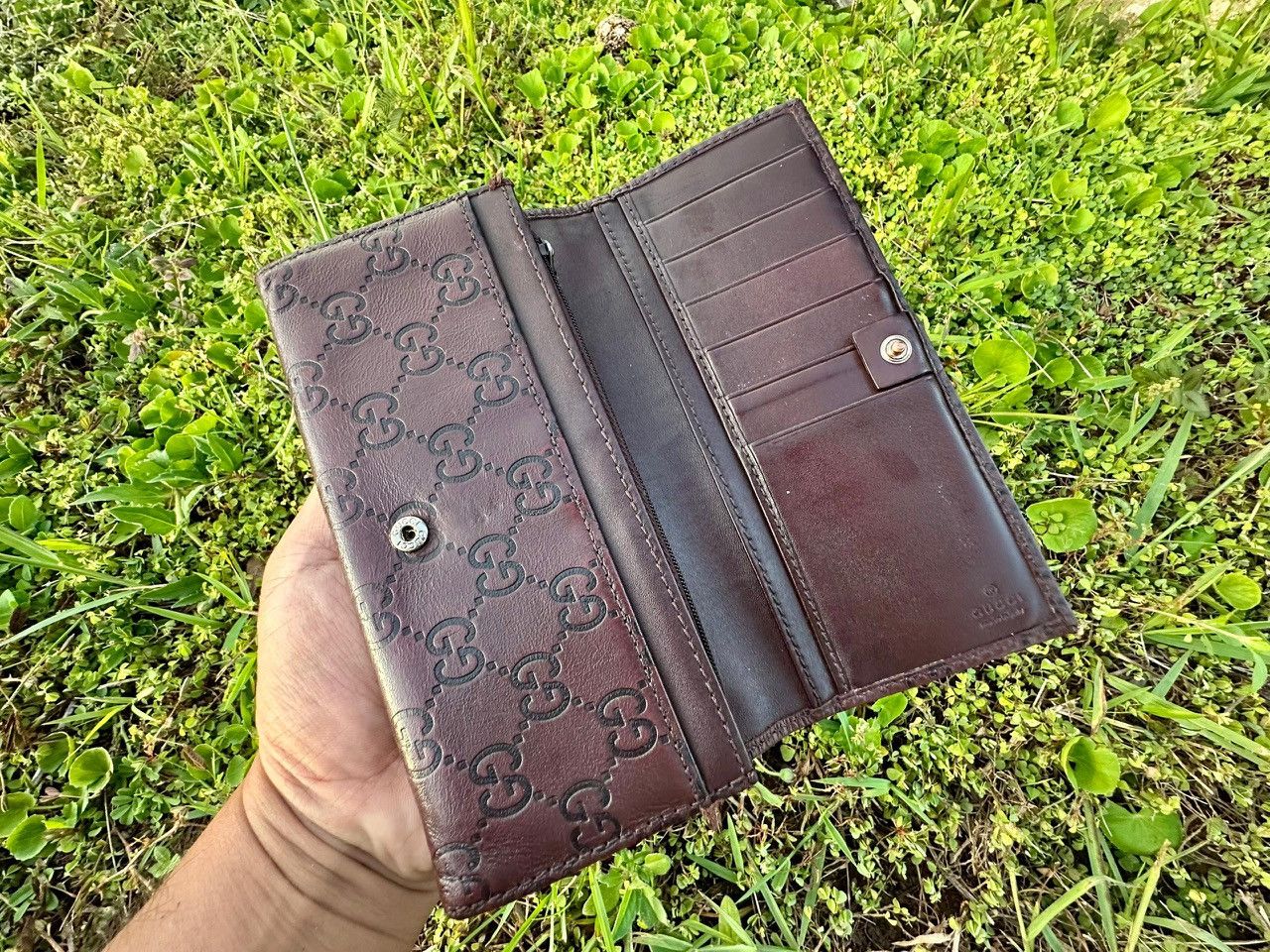 Gucci Authentic Gucci Guccisima Leather Long Wallet Size ONE SIZE - 3 Thumbnail
