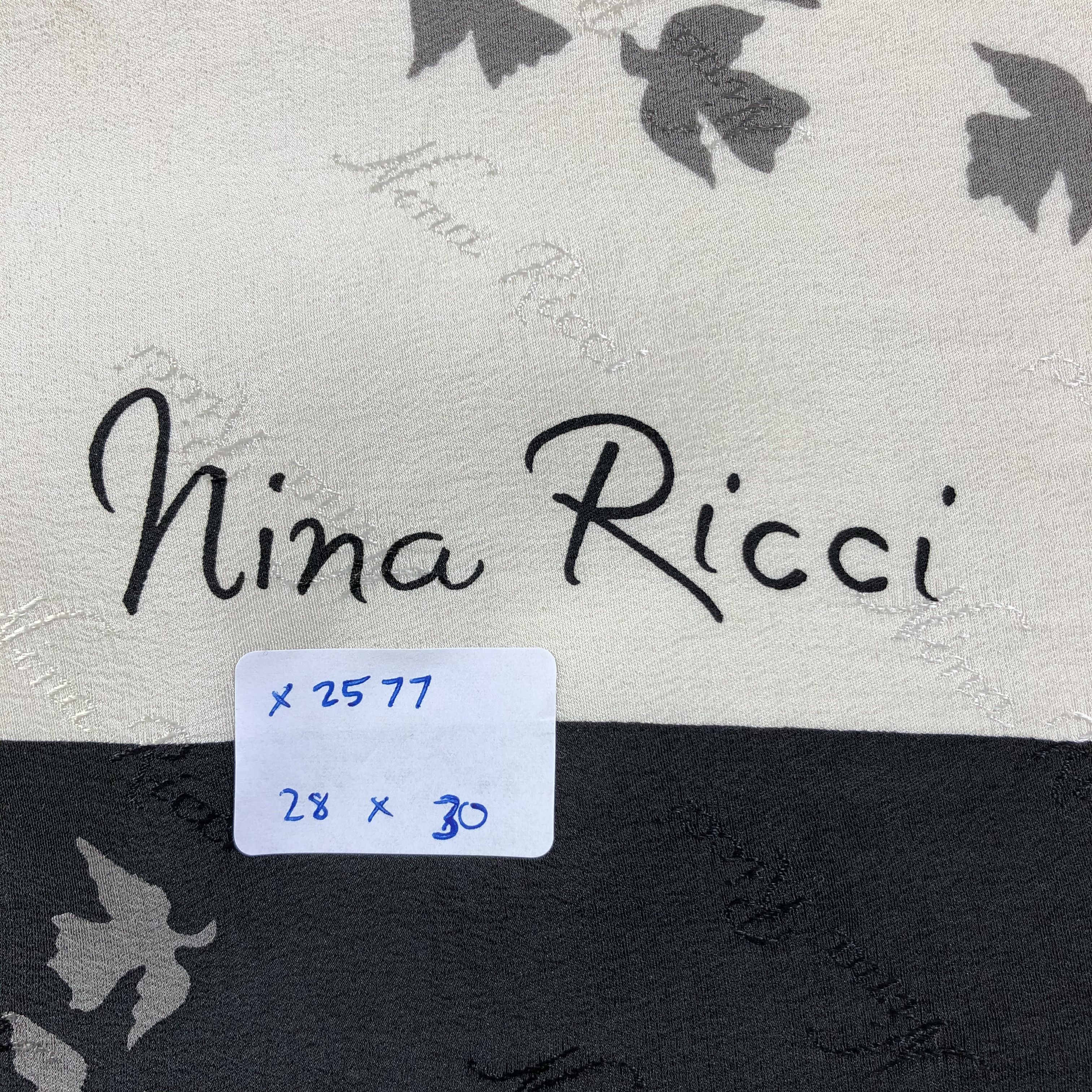 Nina Ricci × Vintage Vintage Nina Ricci Silk Scarf Size ONE SIZE - 6 Thumbnail