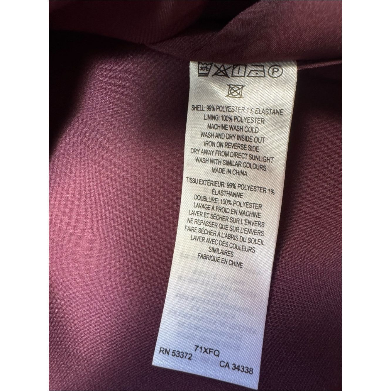 French Connection New $158 French Connection Structured Long Sleeve Satin Bur Size M / US 6-8 / IT 42-44 - 5 Thumbnail