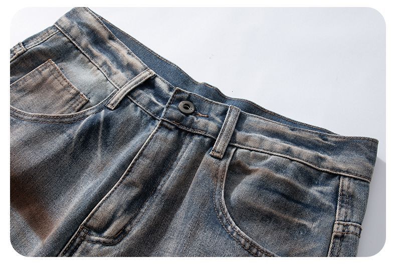 Japanese Brand × Vintage Ripped Printed Jeans Men's Vintage Straight Trousers Size US 32 / EU 48 - 7 Thumbnail