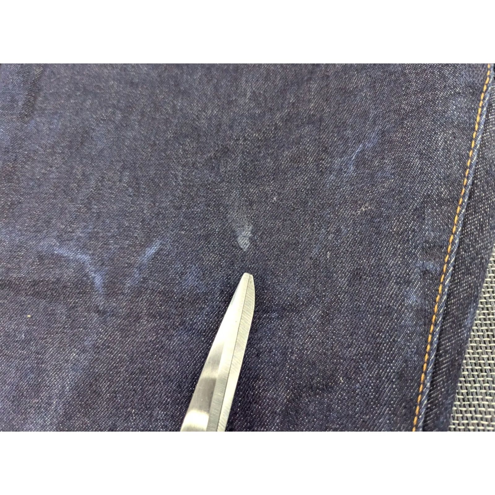 Vintage Vintage Freddies of Pinewood Mens Jeans W32 L33 Distressed Button Fly Dark Blue Denim Cotton Straight Regular 90s Mens Jeans Size US 33 - 3 Thumbnail