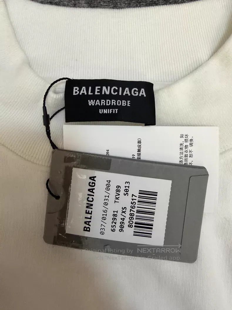 Balenciaga Balenciaga Architectural Pattern Printed Long Sleeve Sweat Size US XS / EU 42 / 0 - 3 Thumbnail