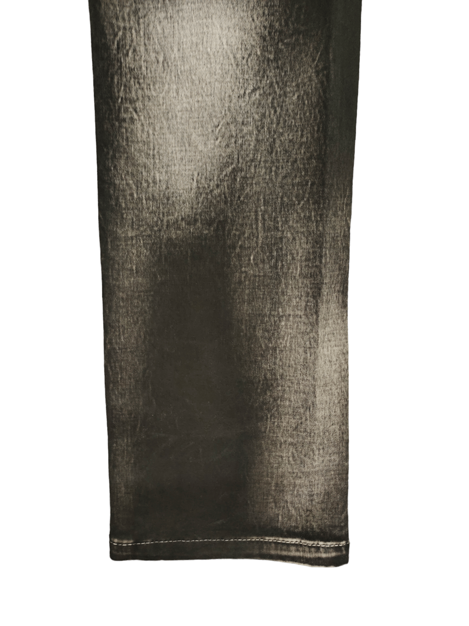 Tornado Mart 1990s Tornado Mart Japan Black Waxed Skinny Denim Pants Size US 29 - 15 Thumbnail