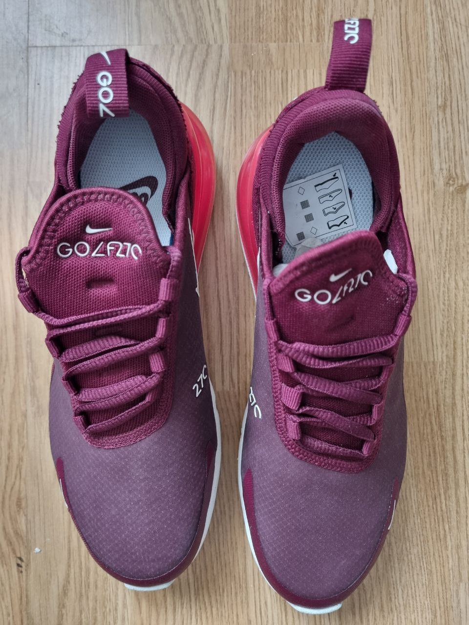 Nike Nike Air Max 270 Golf Dark Beetroot Size US 6 / EU 39 - 4 Thumbnail
