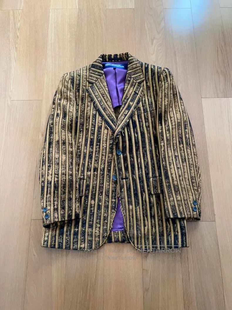 Junya Watanabe Junya Watanabe Runway Striped Blazer M. Size US M / EU 48-50 / 2 - 1 Thumbnail