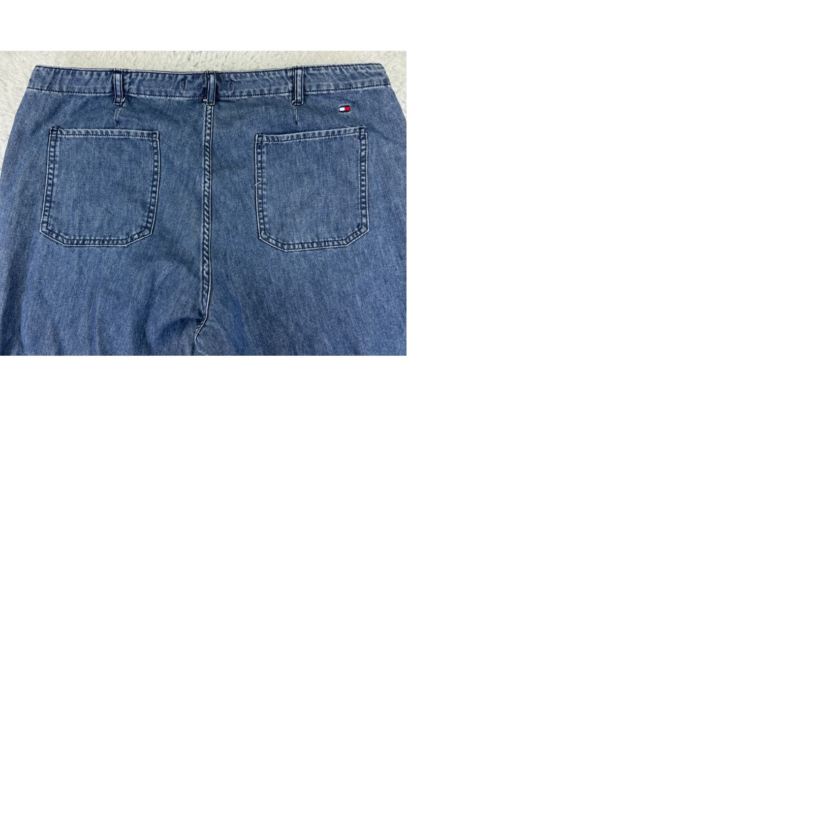 Tommy Hilfiger Tommy Hilfiger Jeans Womens 18 Blue Denim Bootcut Mid Rise 36x30 Cotton Size 40" / US 18 - 10 Thumbnail