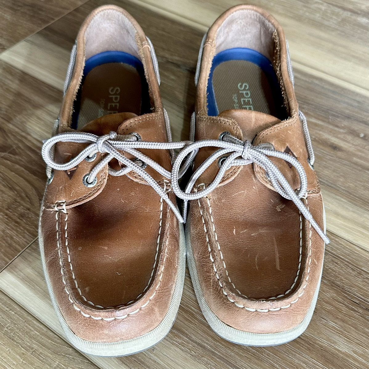 Sperry Sperry Top-Sider Intrepid 2 Eye Boat Shoe, Dark Tan, Size 9 Size US 9 / EU 42 - 4 Thumbnail