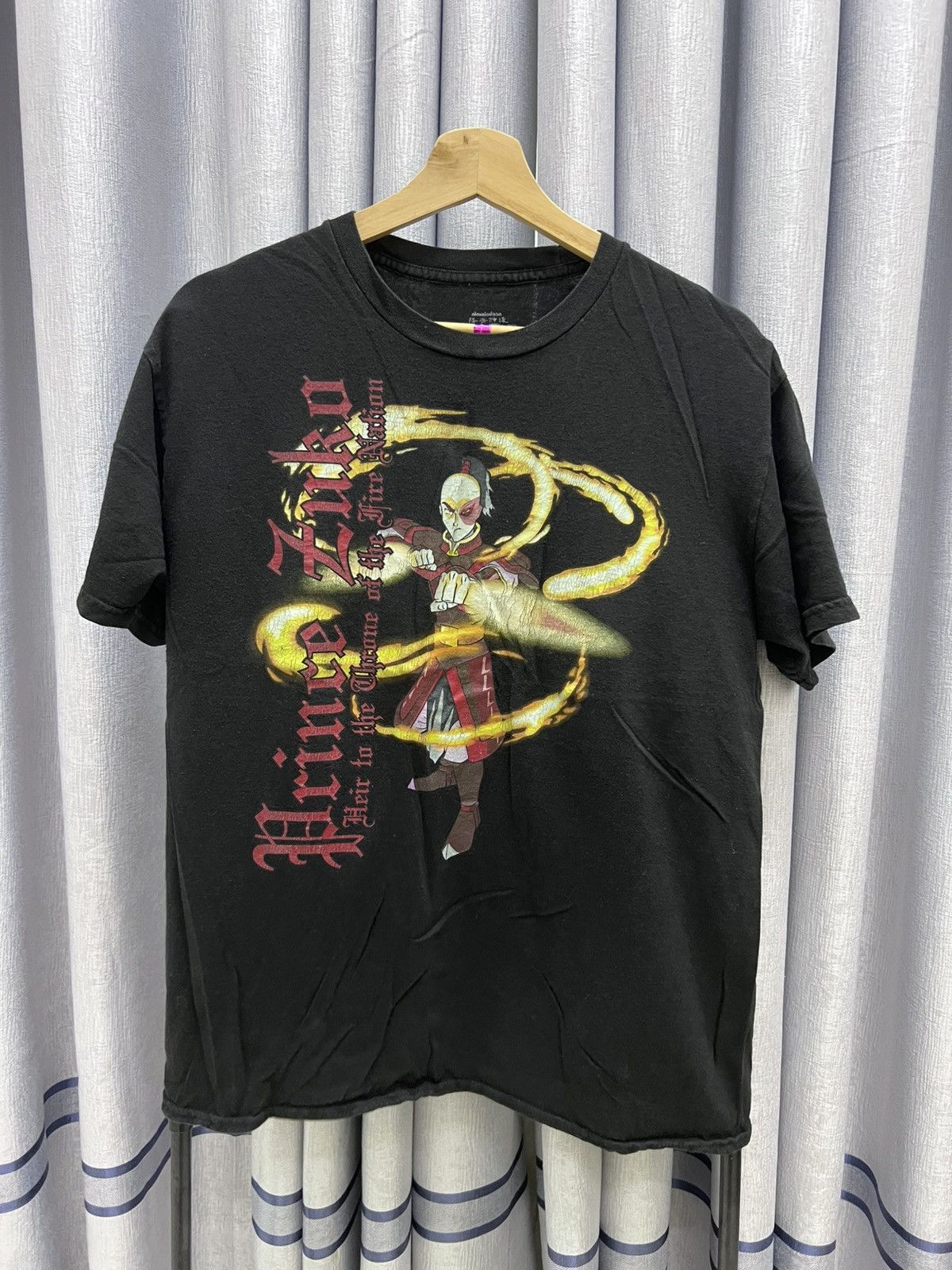 Nickelodeon Y2K Avatar The Last Airbender Prince Zaku Fire Cartoon Tee Size US M / EU 48-50 / 2 - 1 Thumbnail