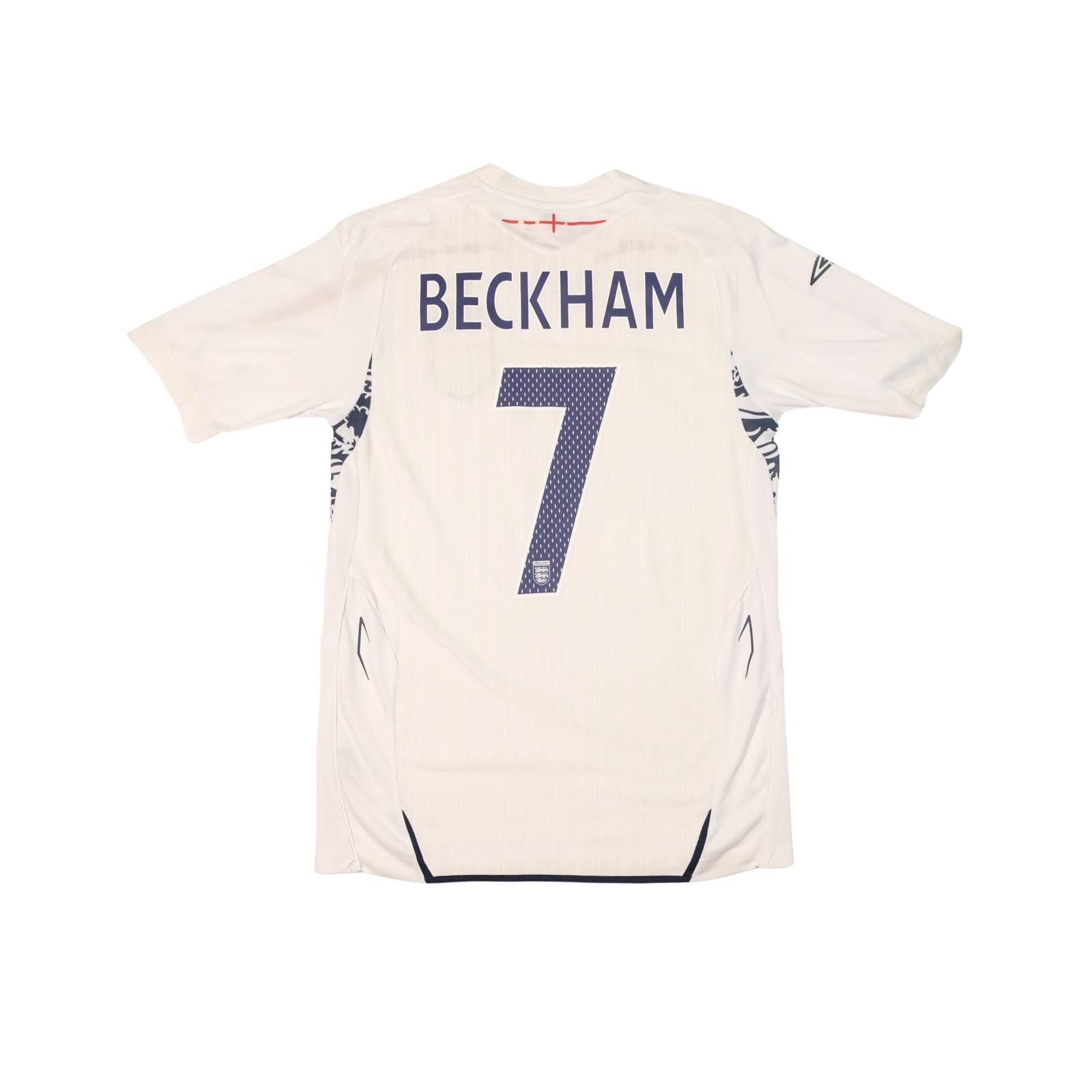 2007/09 England Home Shirt Beckham (S/M)