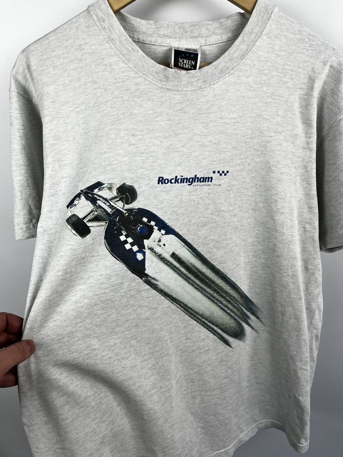 Vintage Rockingham supporters club t shirt racing vintage Size US L / EU 52-54 / 3 - 3 Thumbnail