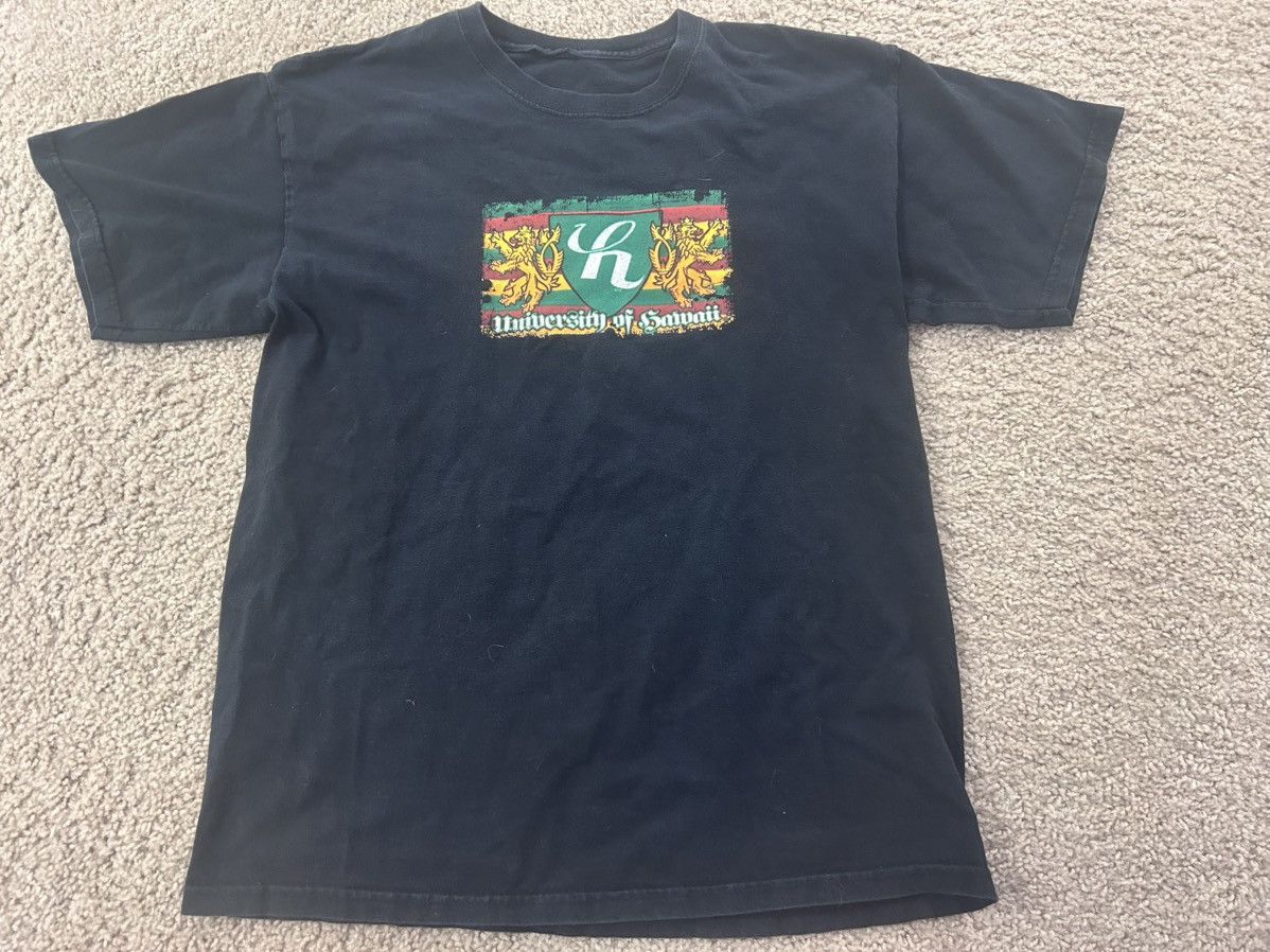 Anvil × Vintage University of Hawaii vintage y2k graphic black shirt large Size US L / EU 52-54 / 3 - 2 Thumbnail