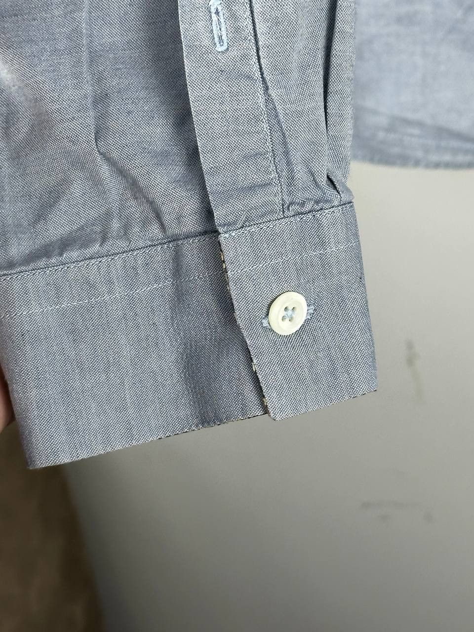 Paul Smith Paul Smith Casual Grey Cotton Shirt Designer Size US XL / EU 56 / 4 - 8 Thumbnail