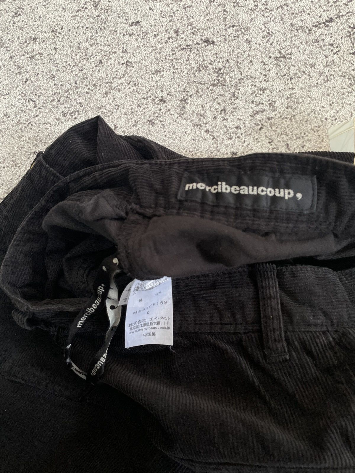 Issey Miyake NWT Mercibeaucop Issey Miyake Drop Crotch Corduroy Pants Size US 28 / EU 44 - 6 Thumbnail