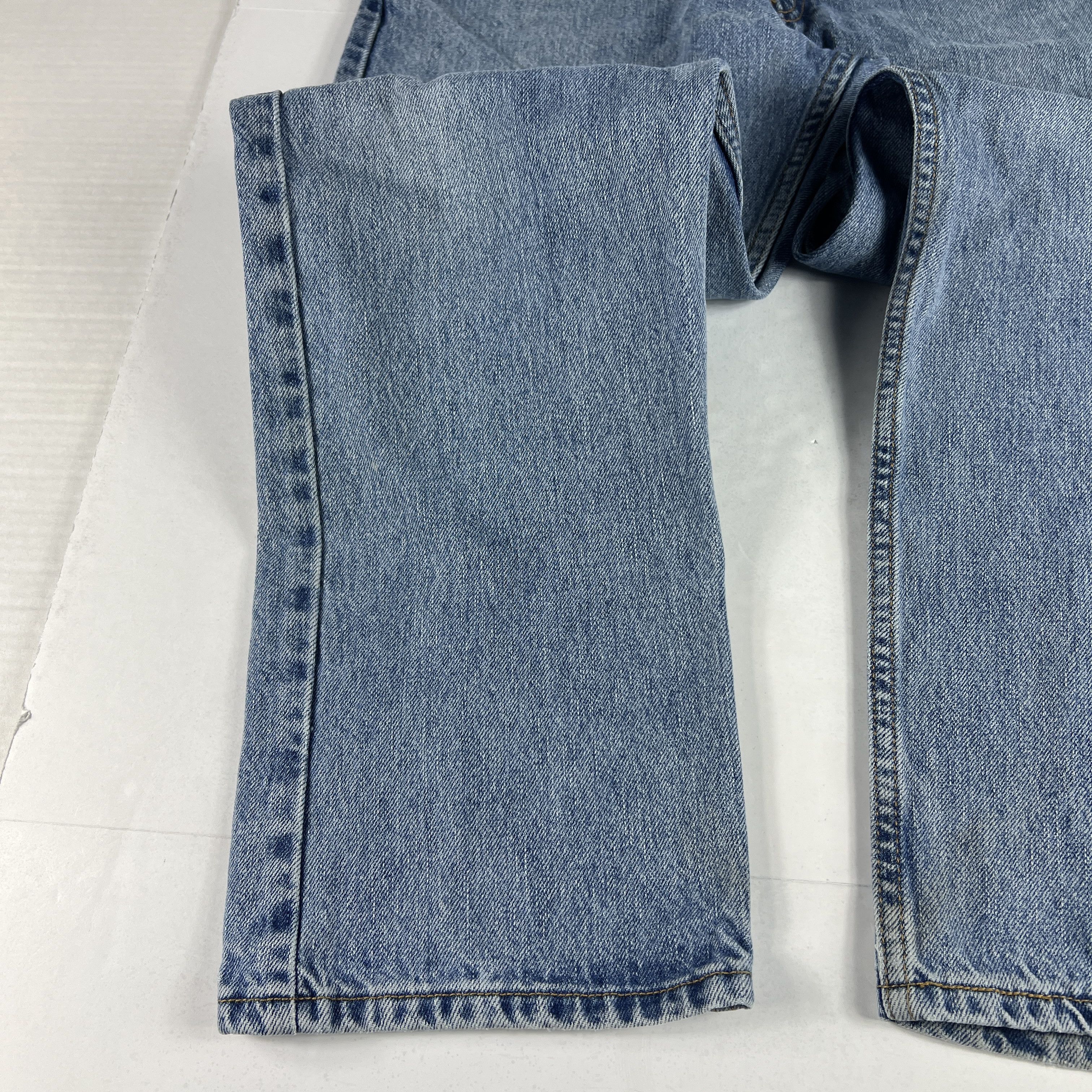 Levi's × Vintage Y2K Levi's Jeans 505 Straight Blue Faded Cotton Denim Size US 34 / EU 50 - 8 Thumbnail