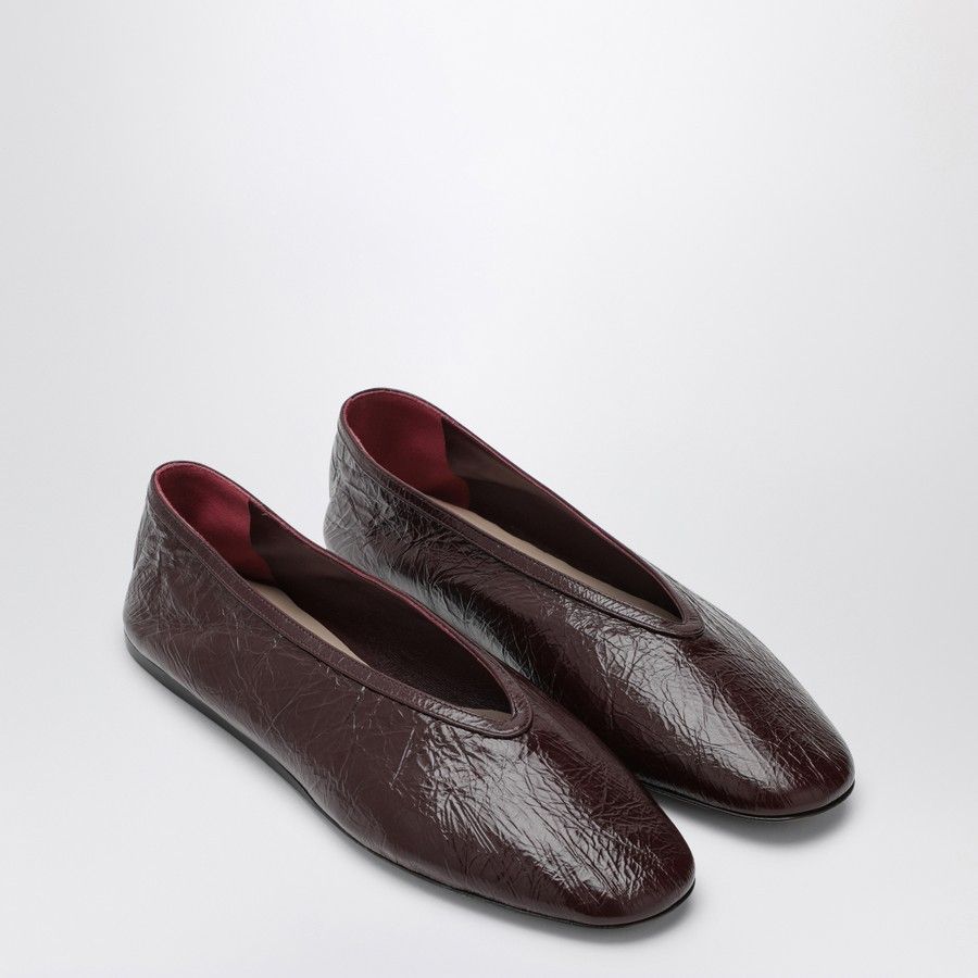 Le Monde Beryl o1d2blof0824 Luna Leather Slipper in Burgundy Size US 8.5 / IT 38.5 - 2 Thumbnail