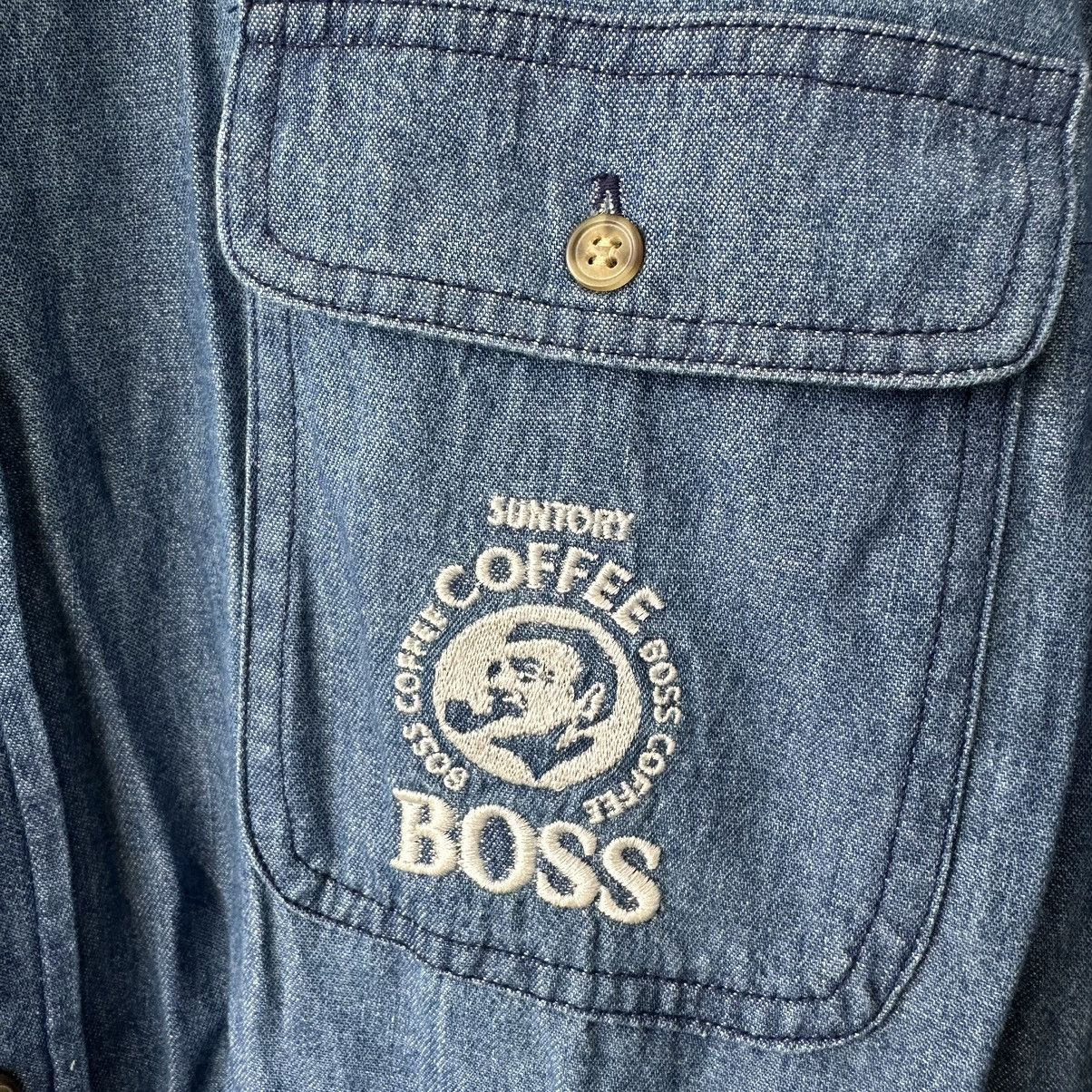 Japanese Brand Suntory boss coffee shirt Size US L / EU 52-54 / 3 - 2 Thumbnail