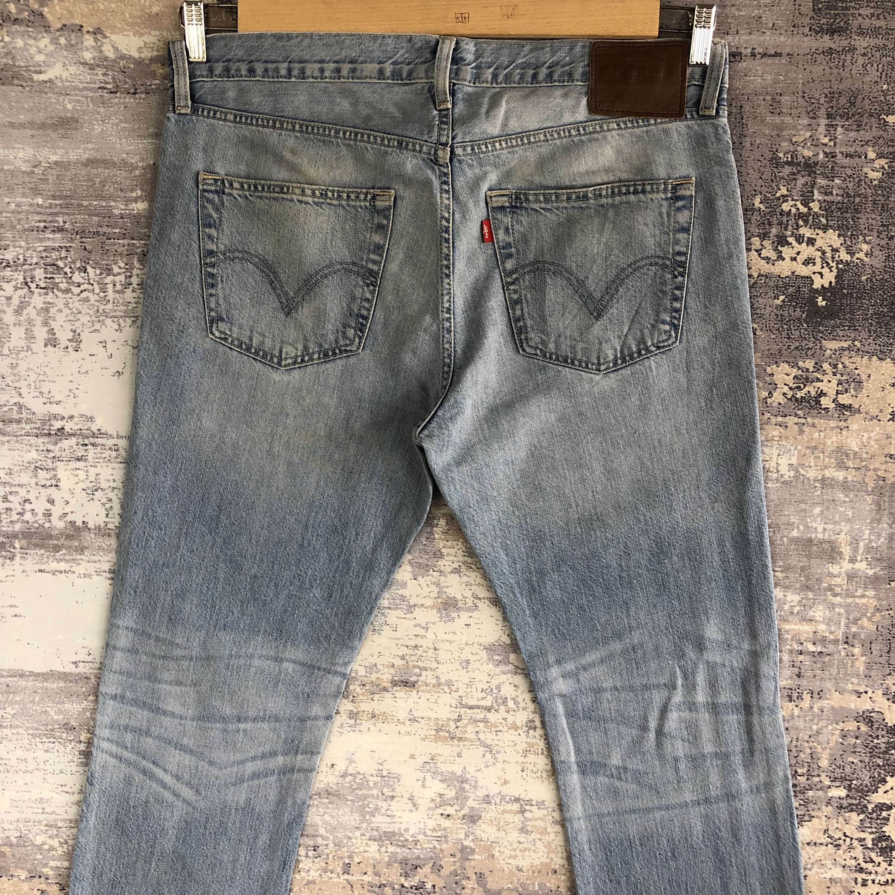 Levi's Vintage Y2K Levis Sun Faded Jeans Levi's Light Wash Denim Size US 36 / EU 52 - 4 Thumbnail