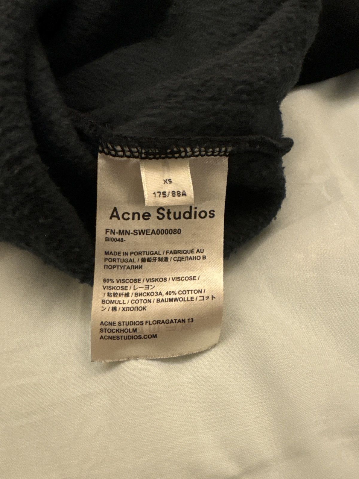 Acne Studios Acne Studios Black Crewneck Size US M / EU 48-50 / 2 - 3 Thumbnail