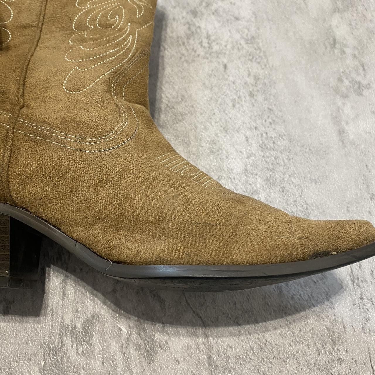 Other Tan suede cowboy boots with a western vibe Size US M / EU 48-50 / 2 - 6 Thumbnail