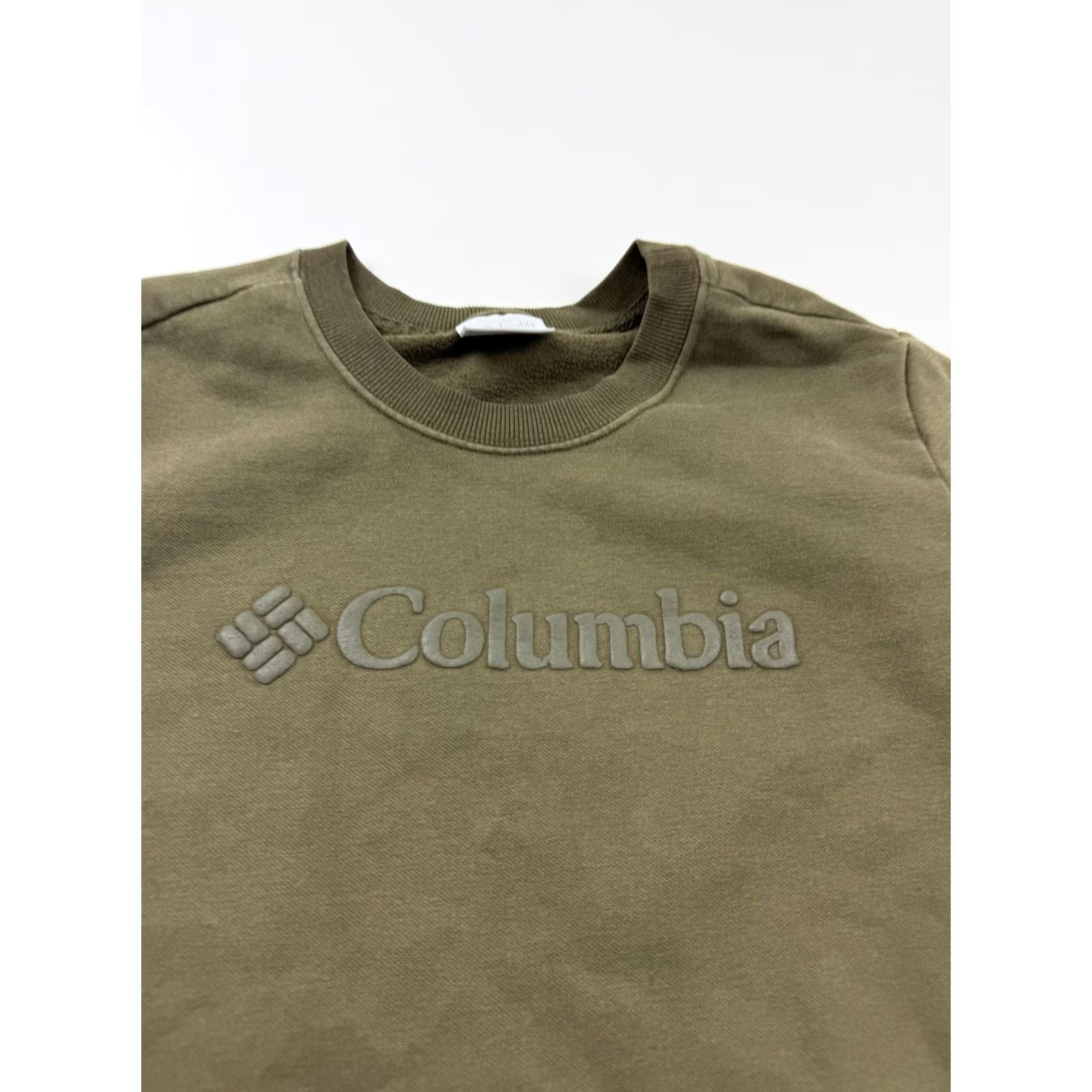 Vintage Columbia Sweatshirt Womens XL Green Fleece Crewneck Pullover Outdoor Solid Logo Size XL / US 12-14 / IT 48-50 - 2 Thumbnail