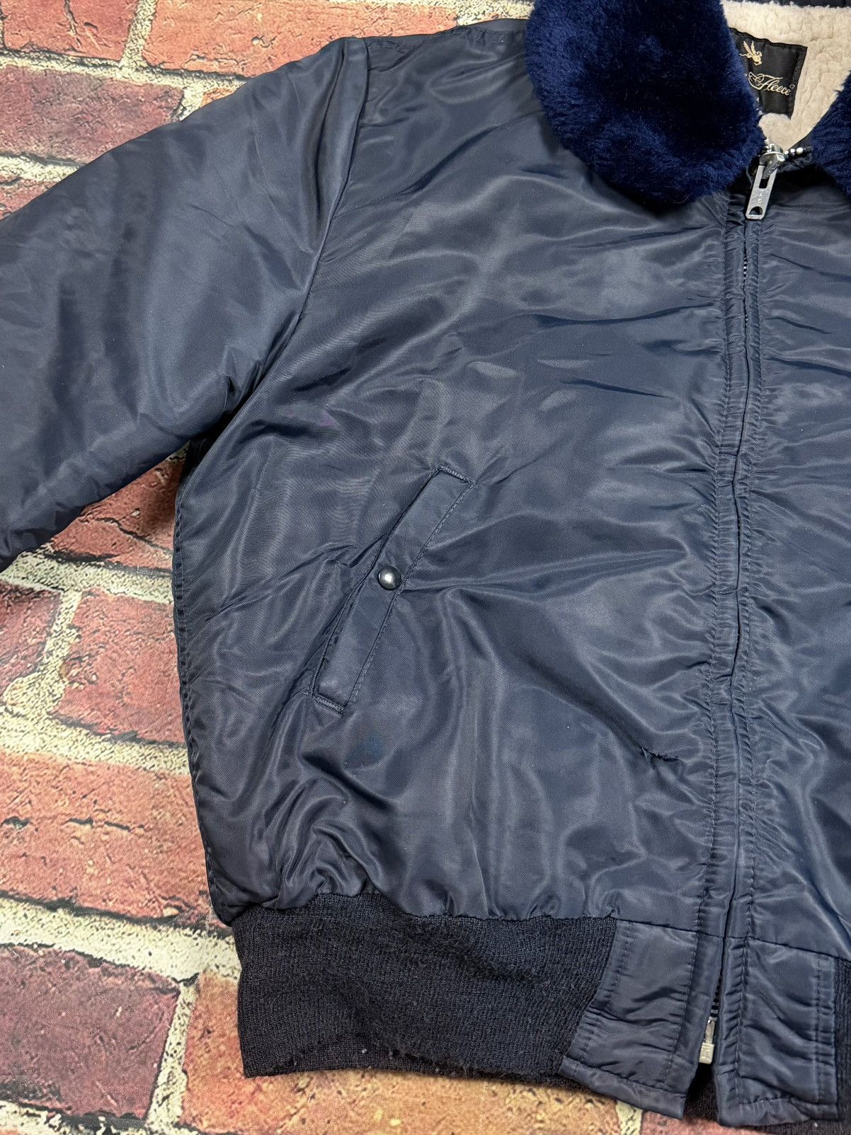 Other Vintage Golden Fleece Jacket Bomber Sherpa 70s B-15 Sherpa Size US XL / EU 56 / 4 - 8 Thumbnail