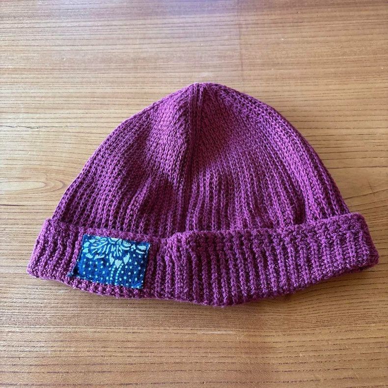 Visvim visvim Burgundy Knit Beanie Hat Size ONE SIZE - 1 Thumbnail