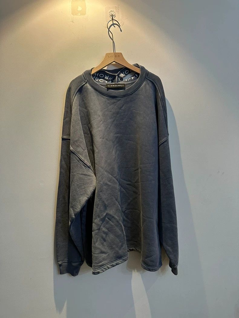 Y/PROJECT 24ss Slouchy Collar Sweatshirt - dmc