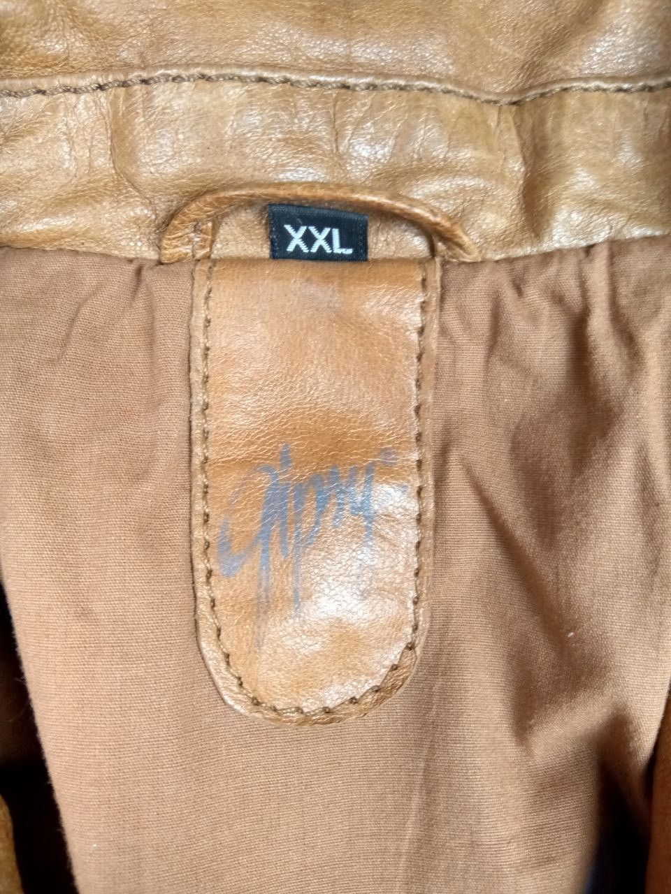 Other Gipsy Mens Leather Jacket Size US XL / EU 56 / 4 - 4 Thumbnail